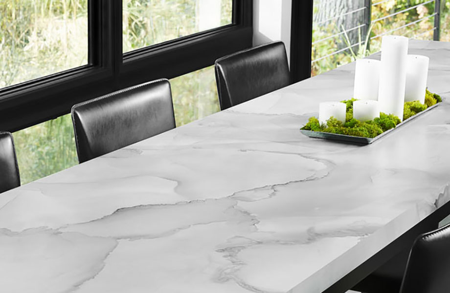 Watercolor Porcelain on dining room table