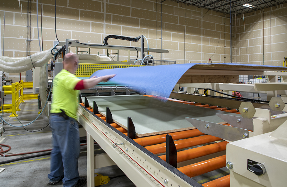 Formica laminate panel press Mt. Comfort