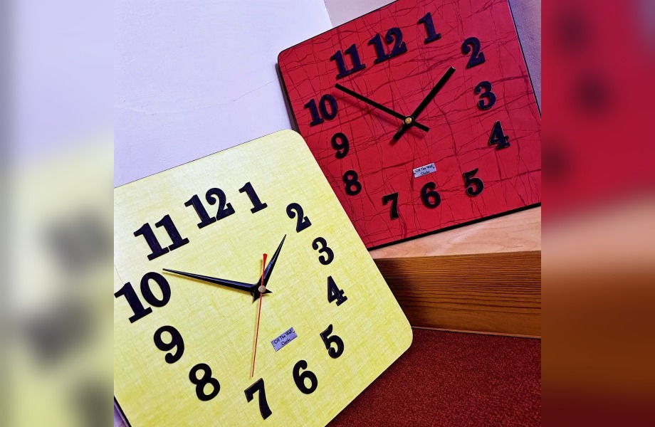 Off The Wall Clocks double clock
